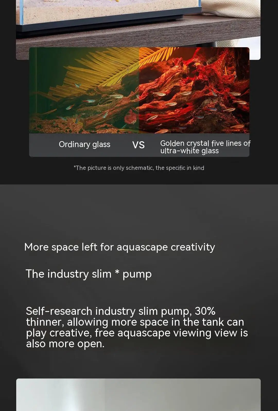 Xiaomi Mijia intelligent fish tank Aquarium Eco-Friendly Work With Mijia APP Aquarium Management Smart Lighting System Light
