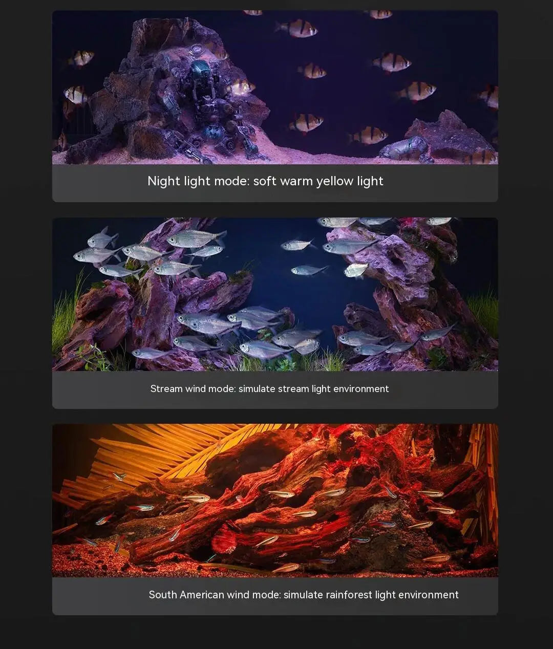 Xiaomi Mijia intelligent fish tank Aquarium Eco-Friendly Work With Mijia APP Aquarium Management Smart Lighting System Light