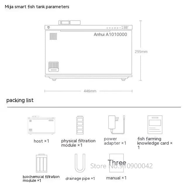 Xiaomi Mijia intelligent fish tank Aquarium Eco-Friendly Work With Mijia APP Aquarium Management Smart Lighting System Light
