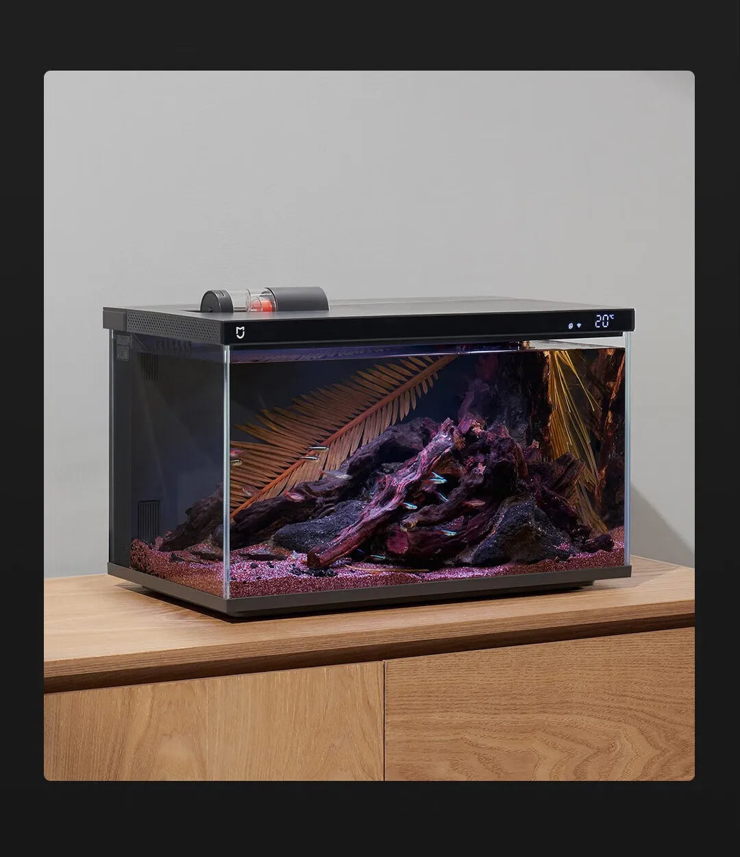 Xiaomi Mijia intelligent fish tank Aquarium Eco-Friendly Work With Mijia APP Aquarium Management Smart Lighting System Light